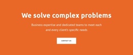 We Solve Complex Problems - Joomla Template Free Download