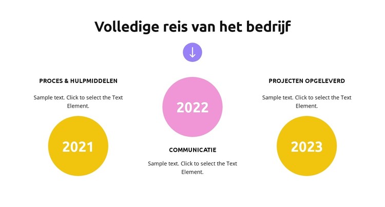 Groei van de bedrijfsstrategie CSS-sjabloon