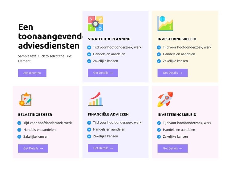 Tijd voor hoofdonderzoek Html Website Builder