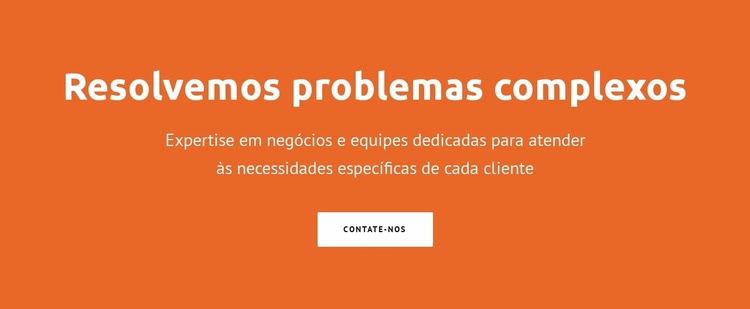 Resolvemos problemas complexos Template Joomla