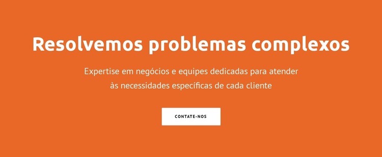 Resolvemos problemas complexos Modelo de uma página