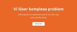 Multifunktionell Webbdesign För Vi Löser Komplexa Problem