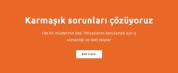 Karmaşık Sorunları Çözüyoruz - Önyükleme Şablonu