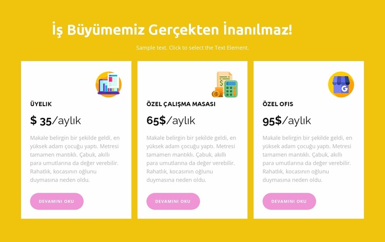 çalışma yılı Joomla Şablonu