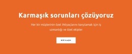 Karmaşık Sorunları Çözüyoruz - Premium Şablon