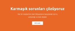 Karmaşık Sorunları Çözüyoruz - Duyarlı Web Sitesi Oluşturucu