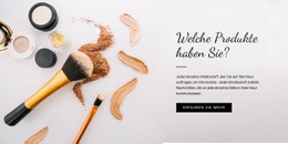 Schönheitsprodukt – PSD-Website-Mockup