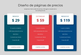 Diseño De Bloques De Precios - Diseño Sencillo