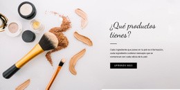 Tema HTML5 Para Producto De Belleza