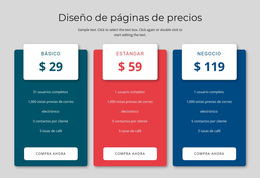 Diseño De Bloques De Precios