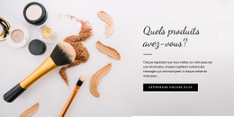 Produit De Beauté - Maquette De Site Web PSD