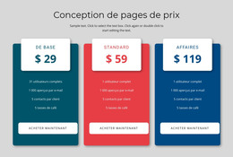 Conception De Bloc De Prix - Modèle Gratuit