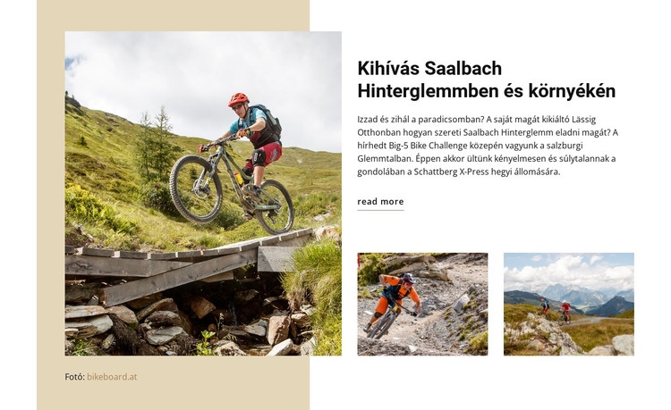 Kihívás saalbach hinterglemm CSS sablon