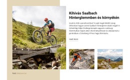 Kihívás Saalbach Hinterglemm - HTML- És CSS-Sablon