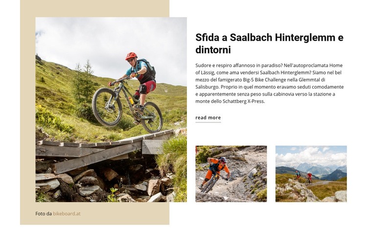 Sfida saalbach hinterglemm Modelli di Website Builder