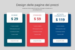 Design Del Blocco Dei Prezzi