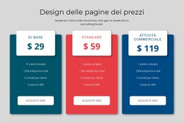 Design Del Blocco Dei Prezzi Piattaforma Di Appartenenza