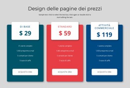 Design Del Blocco Dei Prezzi