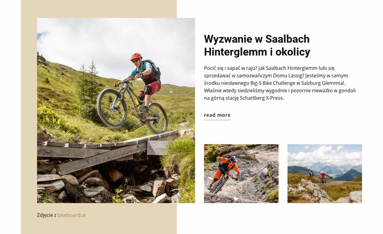 Wyzwanie saalbach hinterglemm Szablon HTML5