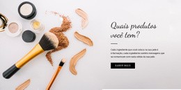 Produto De Beleza – Design Responsivo