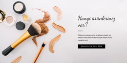 Güzellik Ürünü - HTML Sayfası Şablonu