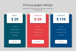 Pricing Block Design