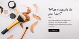 Beauty Product - Homepage Design