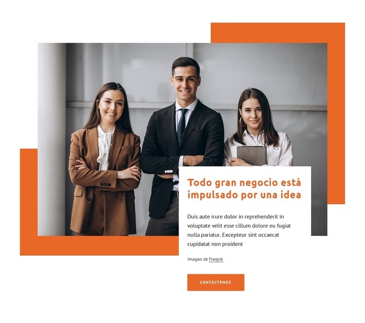 La estrategia empresarial de primer nivel Diseño de páginas web