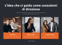 I Consulenti Di Direzione Lavorano Con Le Imprese - Modello Di Sito Web Personale