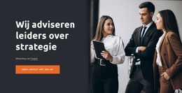 HTML-Website Voor De Vier Bedrijfsniveaus