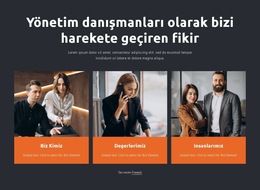 Yönetim Danışmanları Işletmelerle Çalışır - Web Sitesi Şablonunu Indirme