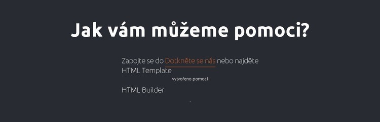 Textový blok s odkazy Téma WordPress