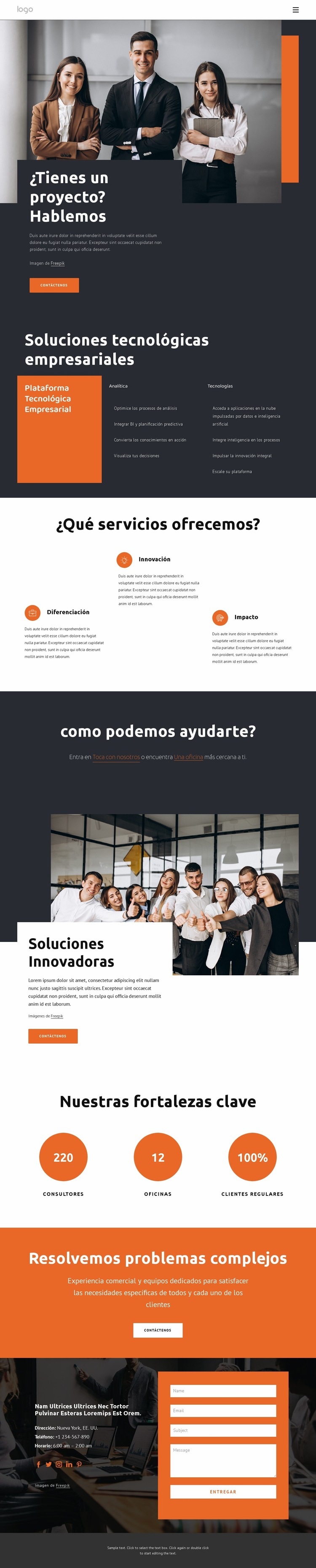 Una de las firmas más conocidas. Diseño de páginas web