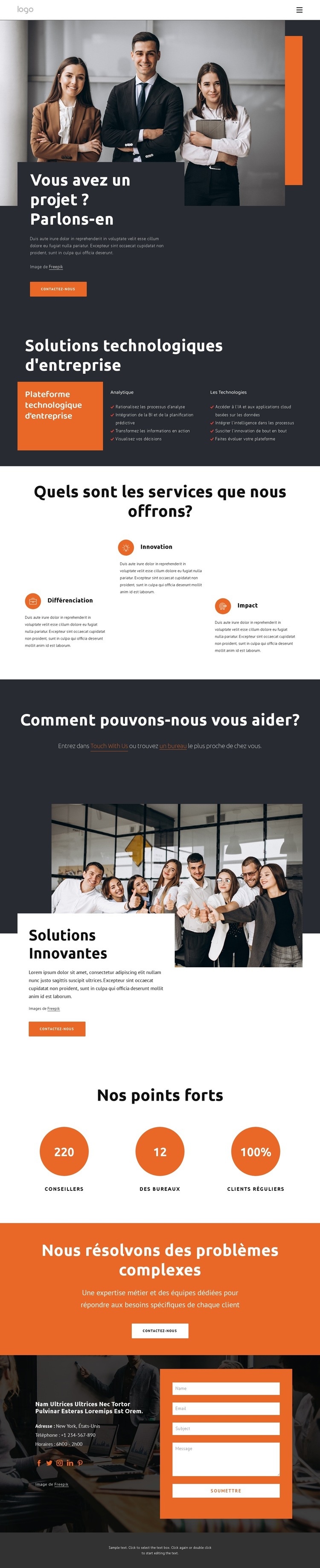 Une des entreprises les plus connues Conception de site Web