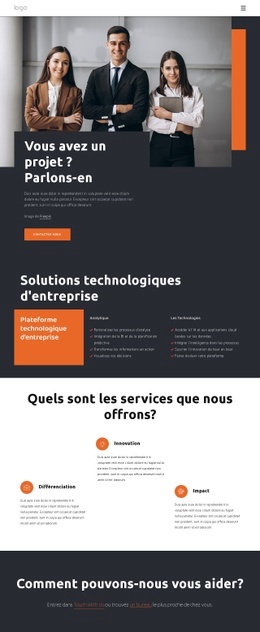 Une Des Entreprises Les Plus Connues – Modèle De Site Web Personnel