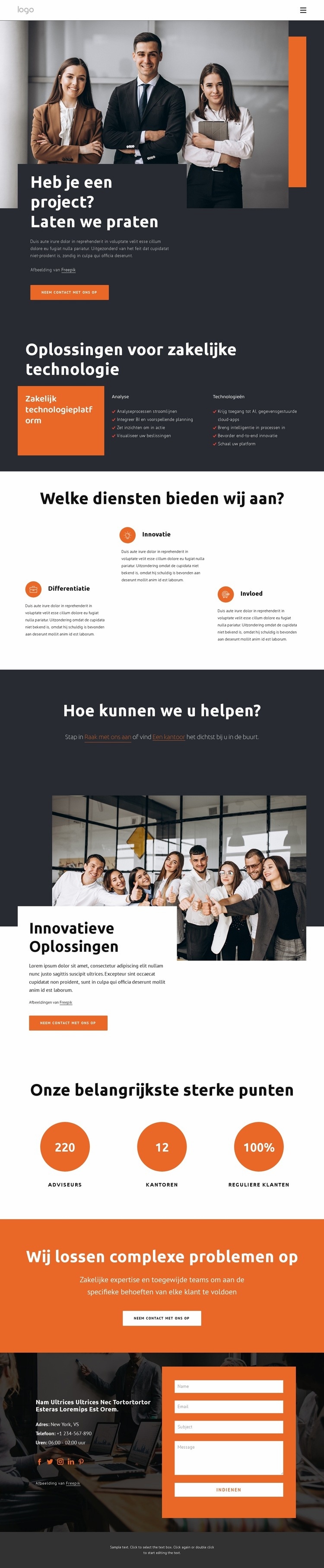 Een van de bekendste firma's Html Website Builder