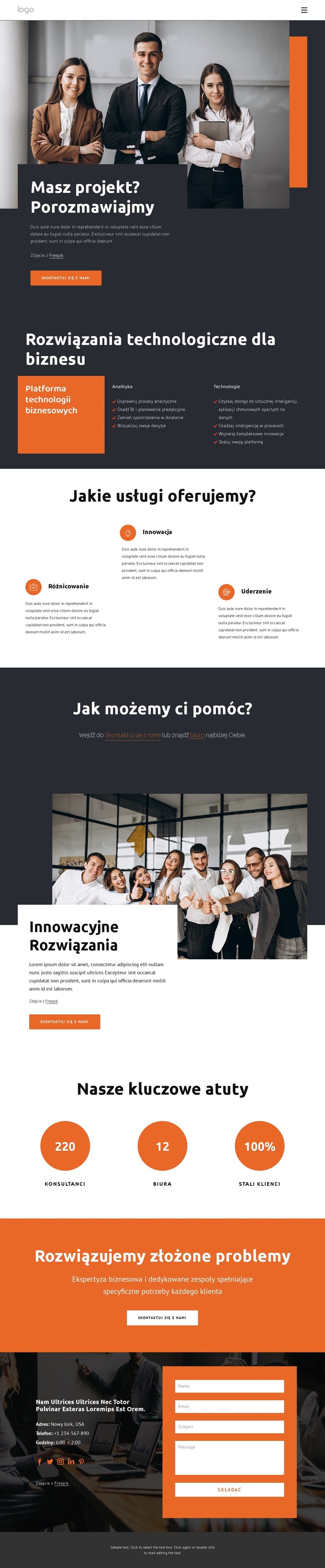 Jedna z najbardziej znanych firm Motyw WordPress