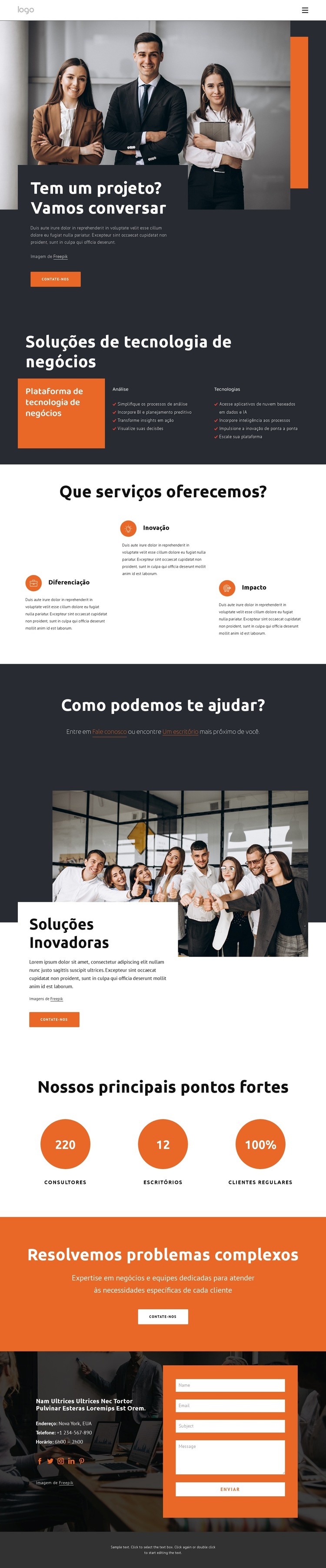 Uma das empresas mais conhecidas Landing Page