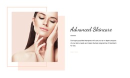 Advanced Skincare HTML CSS Website Template