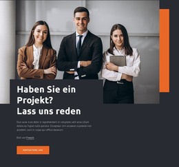 Technologiedienstleistungs- Und Outsourcing-Unternehmen - Zielseitenvorlage