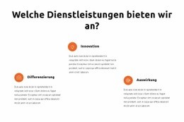 Beratungsdienstleistungsblock - Einfaches Website-Design