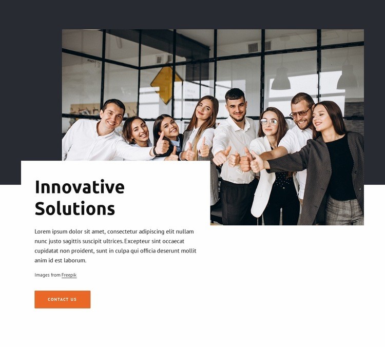 Boutique consulting firm Elementor Template Alternative