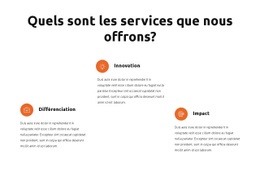 Bloc De Services De Conseil - Conception De Site Web Simple