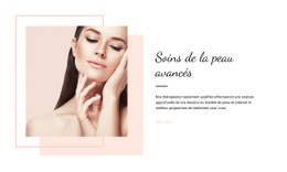 Soins De La Peau Avancés - HTML Page Creator