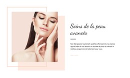 Soins De La Peau Avancés Modèle De Site Web HTML CSS