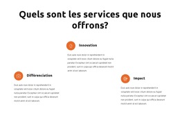 Bloc De Services De Conseil - Thème CSS Gratuit