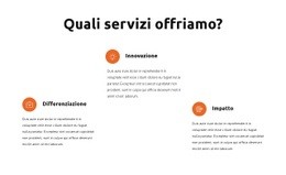 Blocco Dei Servizi Di Consulenza - Modello HTML