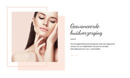 Geavanceerde Huidverzorging - Ultiem Website-Ontwerp