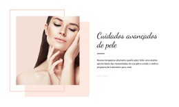 Tratamento Avançado Da Pele - Design Definitivo Do Site