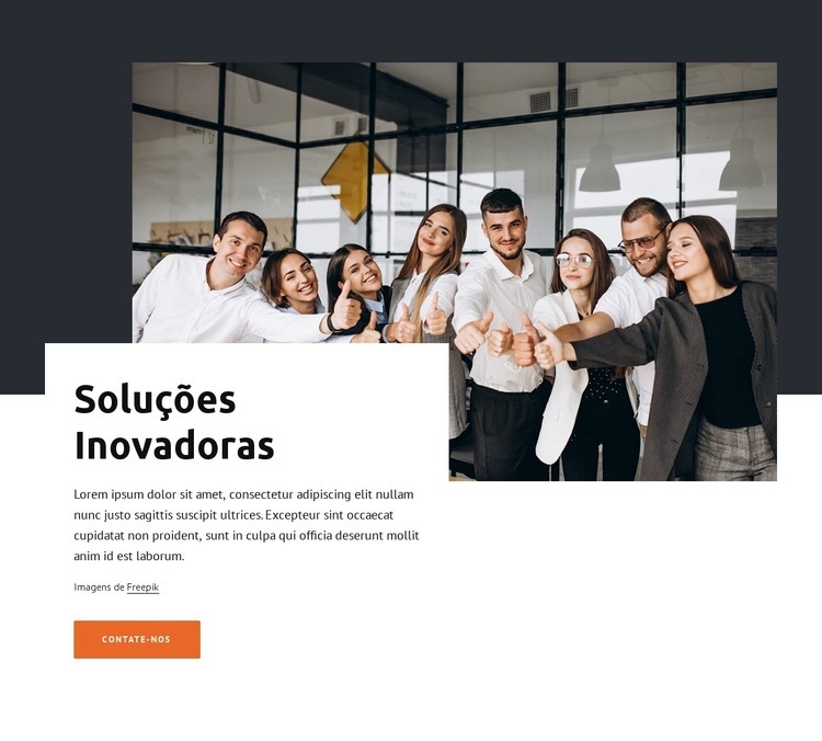 empresa de consultoria boutique Modelo de uma página